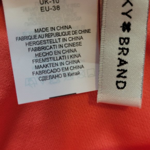 NWOT-LUCKY BRAND WOMENS BIKINI IN CORAL COLOR - Picture 4 of 5